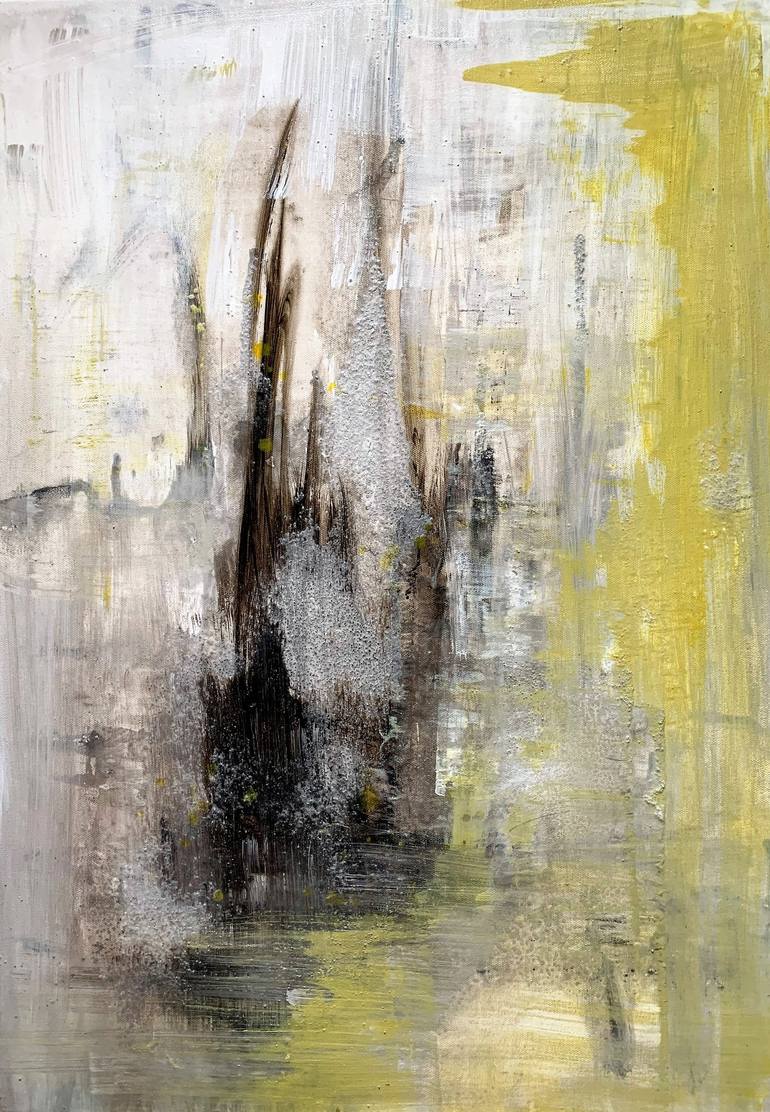 Original Abstract Expressionism Abstract Painting by Lea Finke