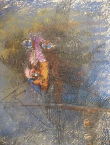Original Abstract Expressionism Portrait Drawings by Michel Fegy
