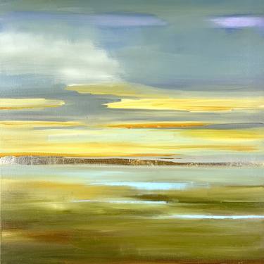Original Abstract Landscape Painting by Sandy Palasti