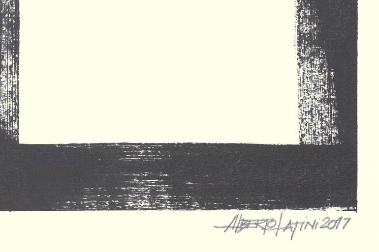 Original Abstract Expressionism Geometric Painting by Alberto Latini