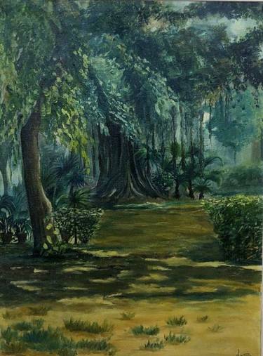 Original Fine Art Landscape Paintings by Kainat Tariq