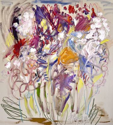 Original Floral Painting by Ina Cierniak
