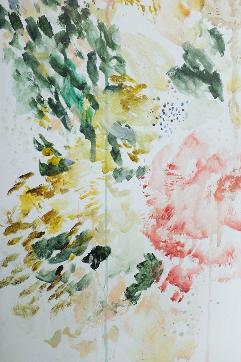 Original Abstract Floral Painting by Emily Tingey