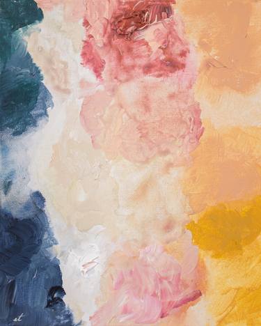 Original Abstract Floral Paintings by Emily Tingey