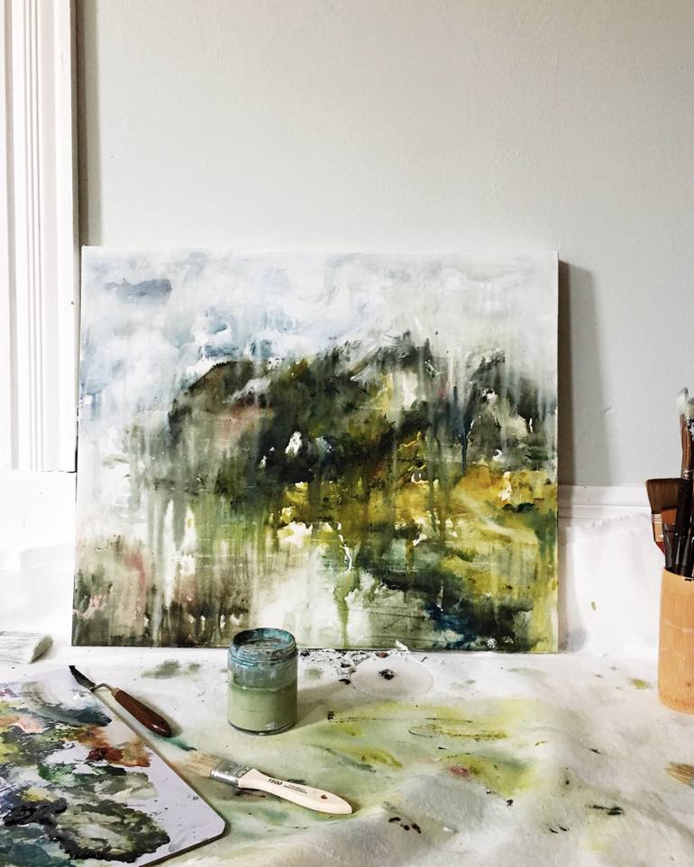 Original Abstract Landscape Painting by Emily Tingey