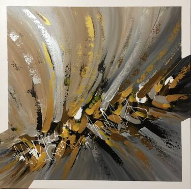 Original Abstract Expressionism Abstract Paintings by Olha Sa