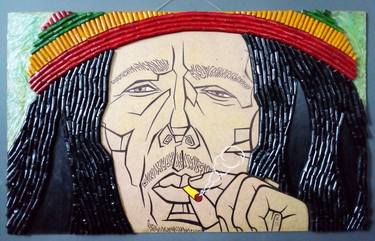 Portrait Bob Marley celebrity home deco gift thumb