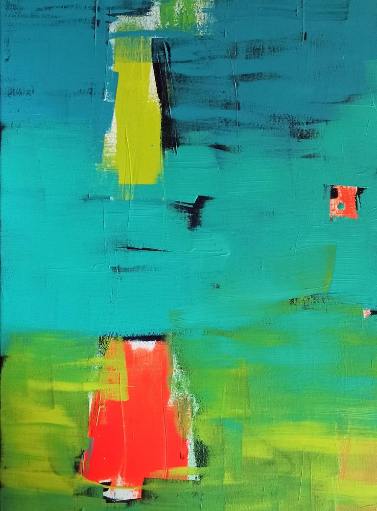 Original Abstract Painting by Eva Hidalgo