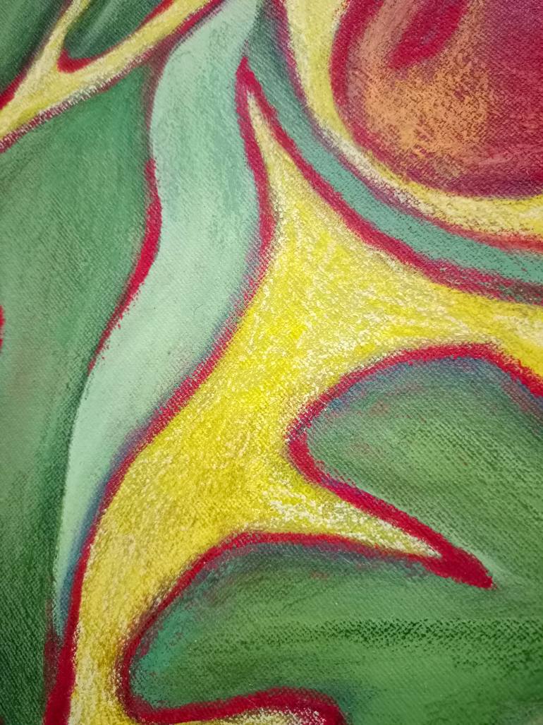 Original Art Nouveau Botanic Painting by Evgeniia Shipunova