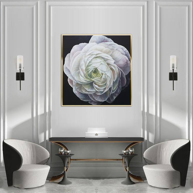Original Art Deco Botanic Painting by Elena Smurova