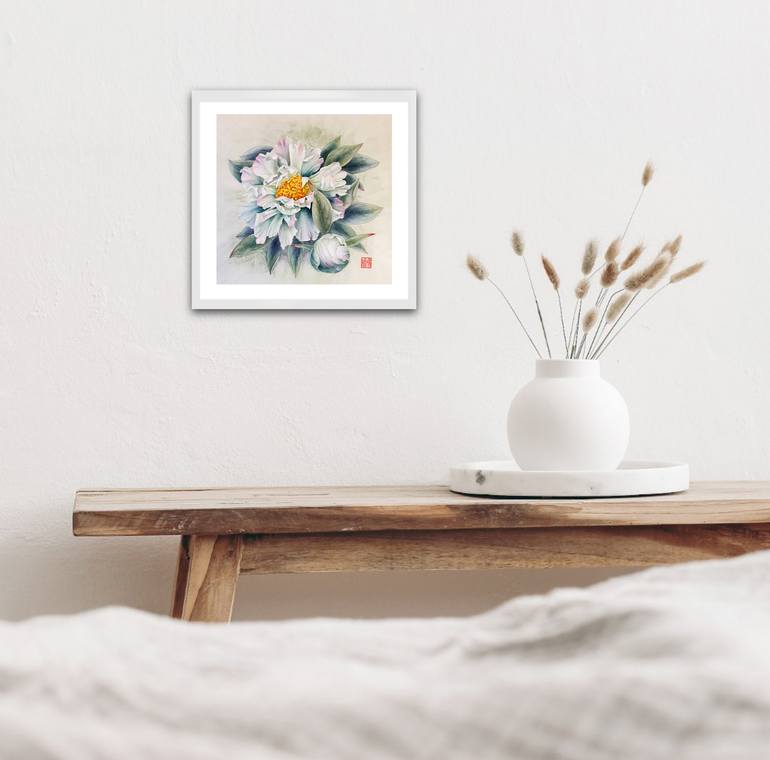 Original Figurative Botanic Painting by Elena Smurova
