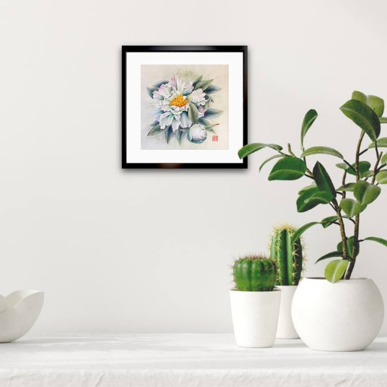 Original Figurative Botanic Painting by Elena Smurova