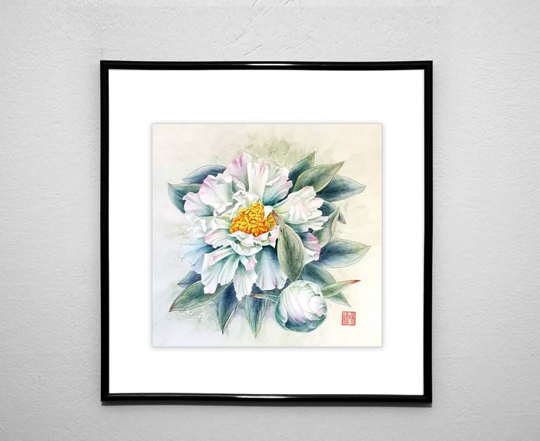 Original Figurative Botanic Painting by Elena Smurova