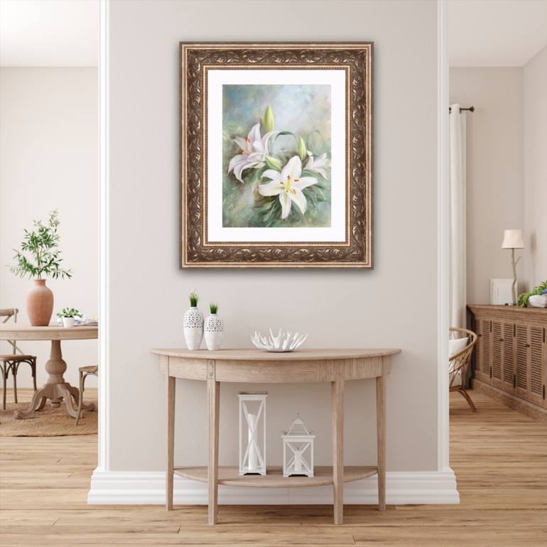 Original Figurative Botanic Painting by Elena Smurova