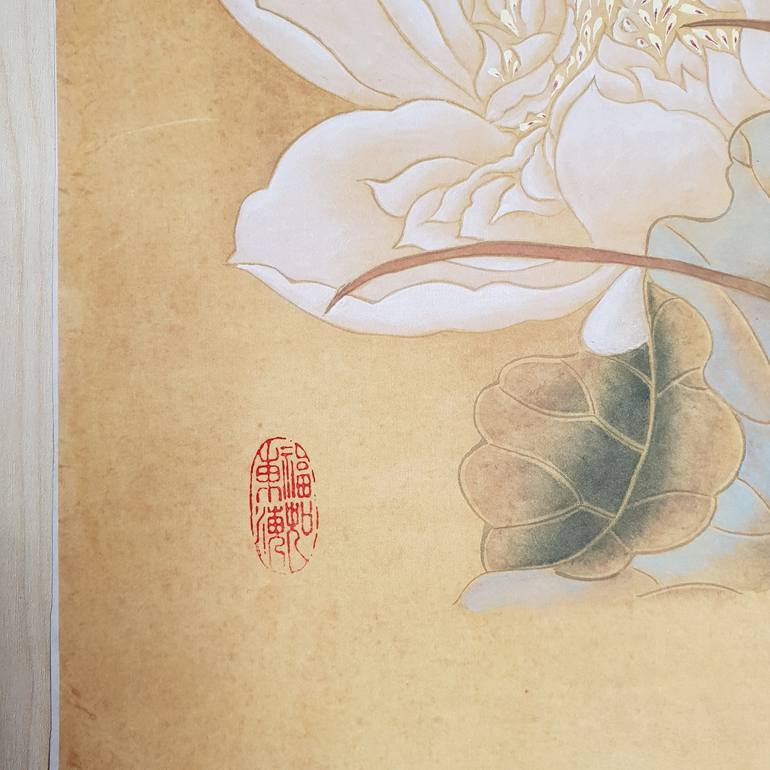 Original Figurative Botanic Painting by Elena Smurova