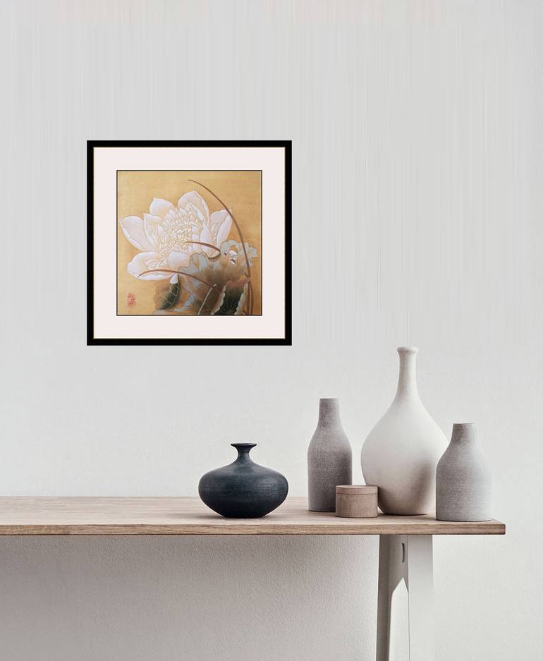 Original Figurative Botanic Painting by Elena Smurova