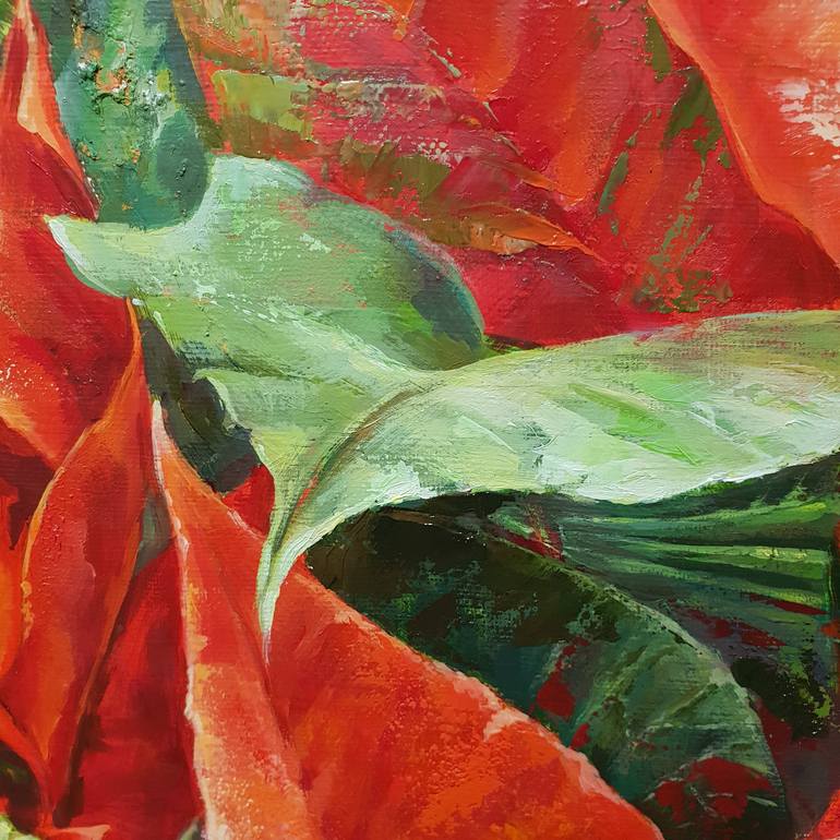 Original Expressionism Botanic Painting by Elena Smurova