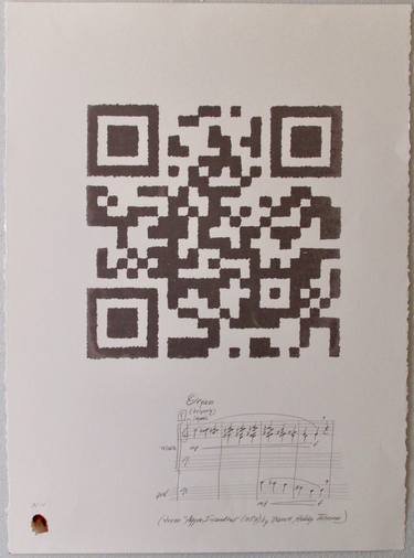 Saatchi Art Artist Barrett Ashley Johnson; Printmaking, “QR Code Autograph w/Music - Limited Edition of 10” #art