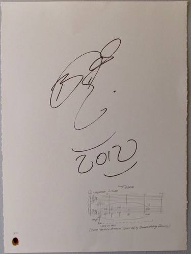 Reverse Autograph w/Music - Limited Edition of 10 thumb