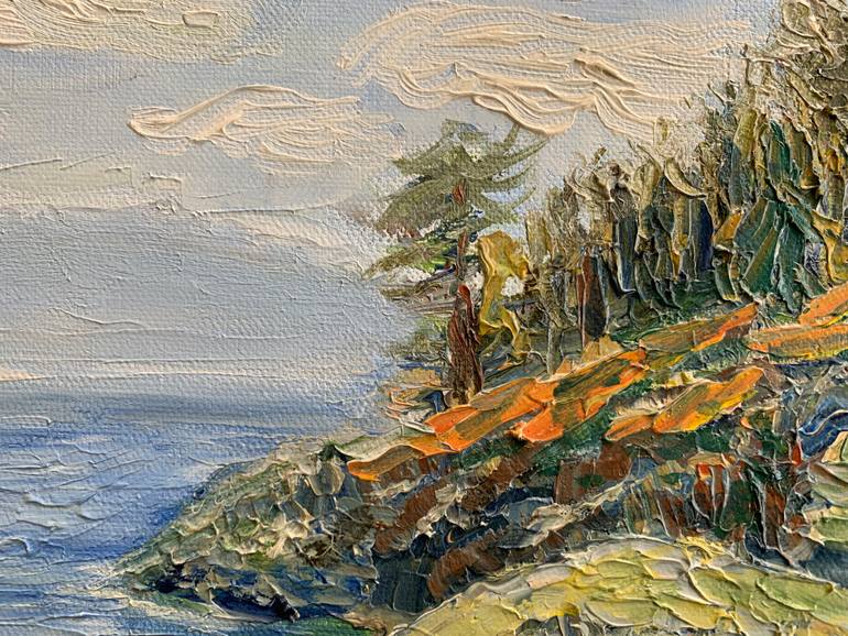 Original Expressionism Landscape Painting by Anastasia Fedorova