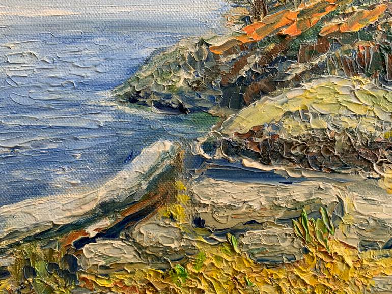 Original Expressionism Landscape Painting by Anastasia Fedorova