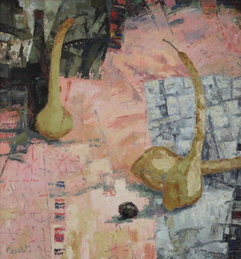 Still life with Hungarian pumpkins Painting by Vladimir Kolov | Saatchi Art