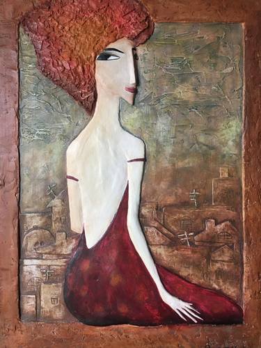 Print of Art Deco Women Paintings by Oksana Kovalenkova