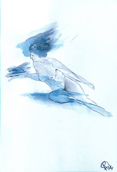 Print of Nude Drawings by Oksana Kovalenkova