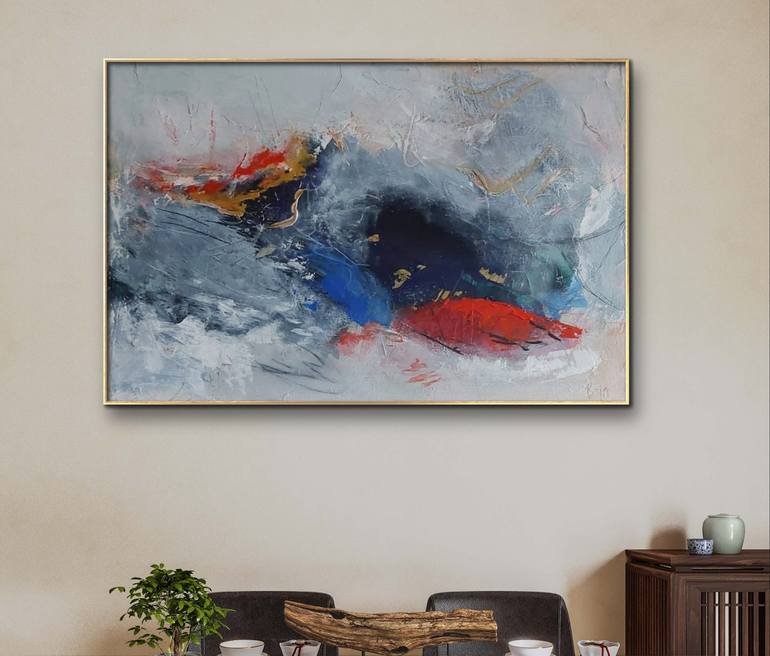 Original Abstract Expressionism Abstract Painting by Bojana Bogic