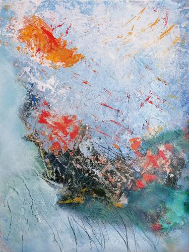 Original Abstract Expressionism Abstract Paintings by Bojana Bogic