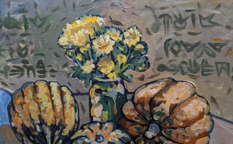 Original Conceptual Still Life Painting by Julia Kolesnytska