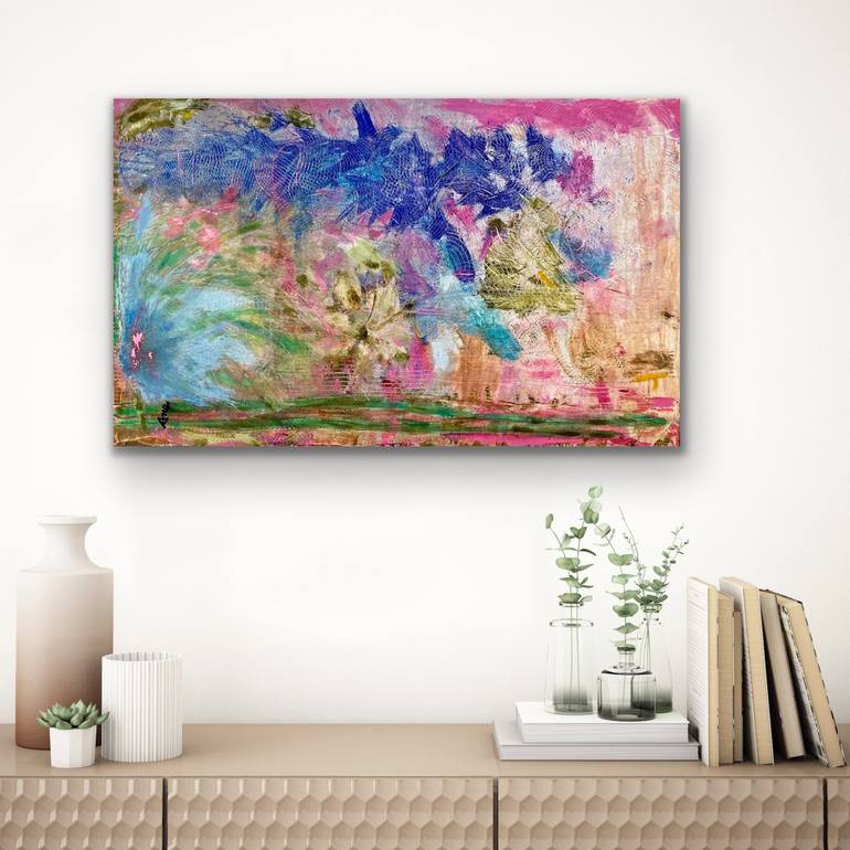 Original Abstract Expressionism Abstract Painting by Ane Howard