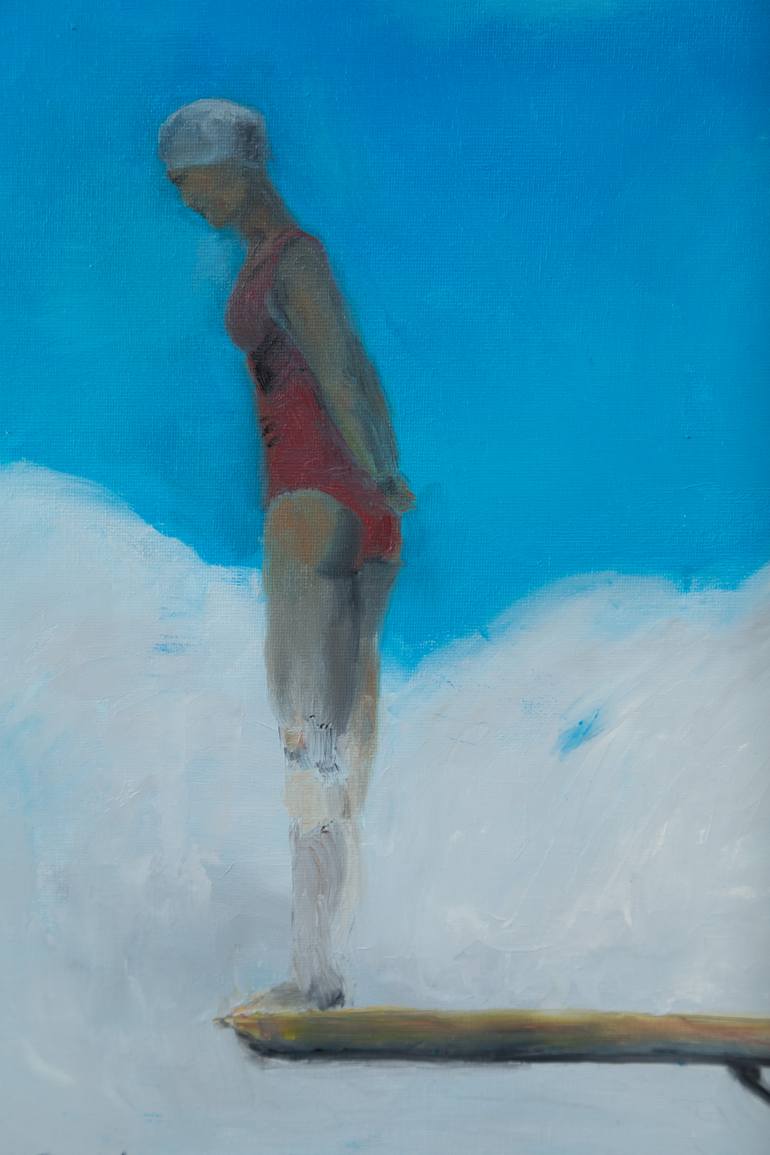Original Expressionism Beach Painting by Ane Howard