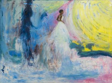 Original Abstract Expressionism Abstract Painting by Ane Howard