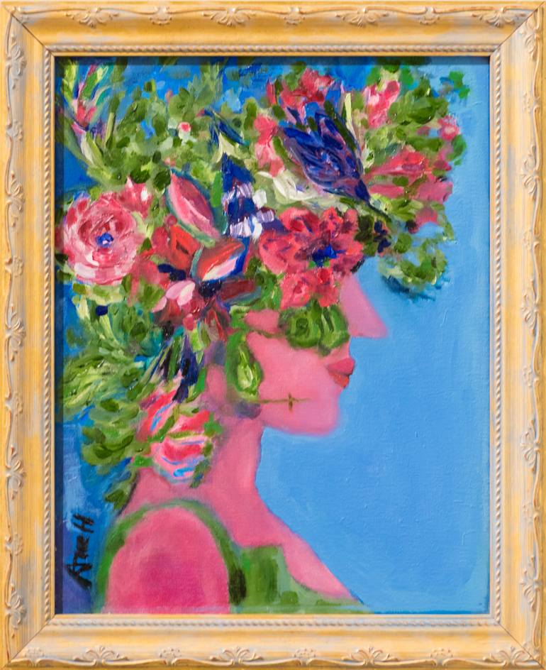 Original Figurative Botanic Painting by Ane Howard
