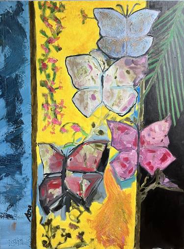 Original Abstract Expressionism Abstract Painting by Ane Howard