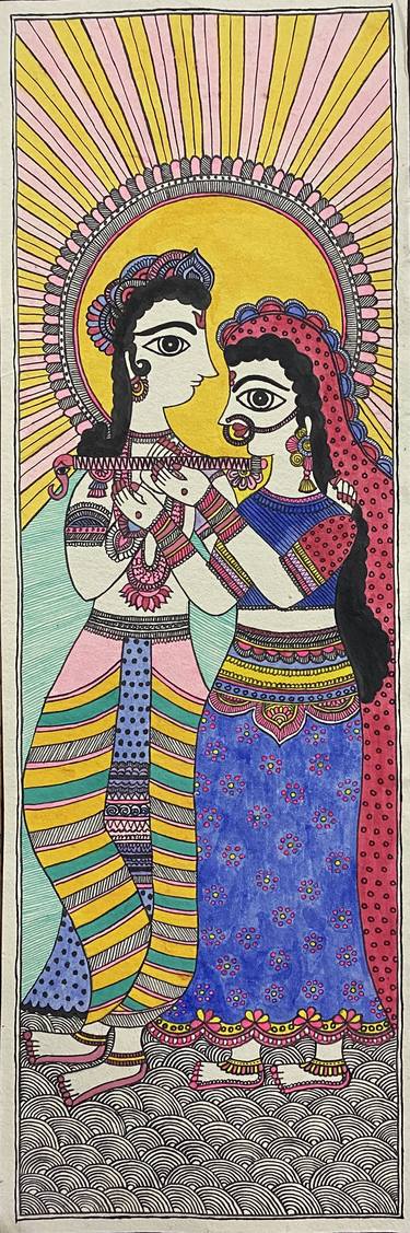 Print of Art Deco Classical mythology Paintings by Indu Prasad