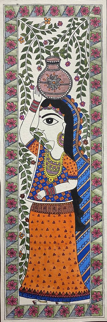 Print of Art Deco Culture Paintings by Indu Prasad