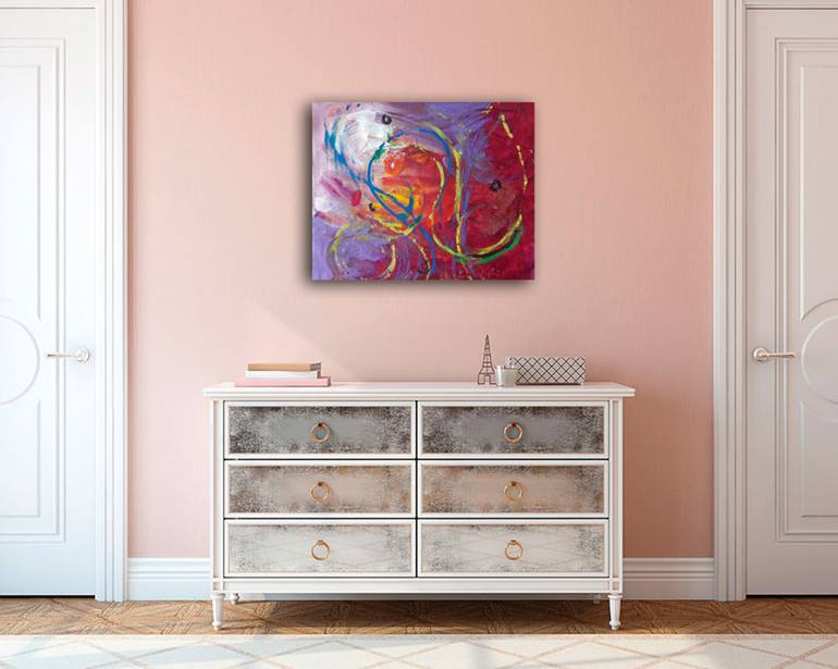 Original Abstract Painting by Nadia Porro