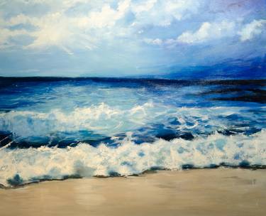 Original Realism Seascape Painting by Marijana Terzic