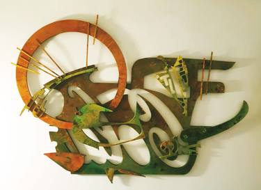 Original Expressionism Abstract Sculpture by Lena Tsirulnik