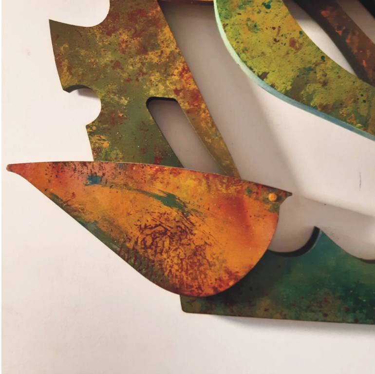 Original Expressionism Abstract Sculpture by Lena Tsirulnik