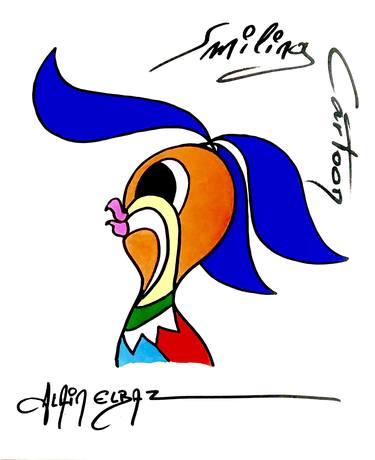 Print of Cartoon Paintings by Alain Elbaz