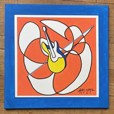 Original Modernism Music Drawing by Alain Elbaz
