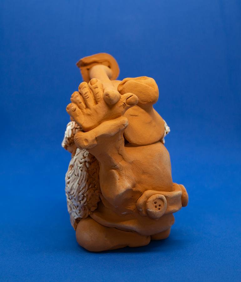 Original Expressionism Humor Sculpture by Oleg Sharapanovsky
