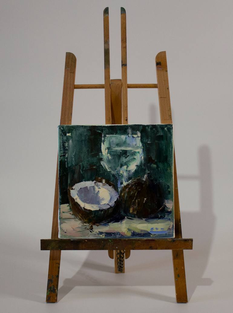 Original Abstract Expressionism Still Life Painting by Oleg Sharapanovsky