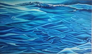 Print of Abstract Water Paintings by Sabrina Pugliese