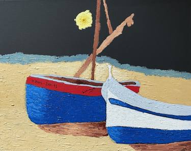 Original Fine Art Beach Paintings by Cecilia Anastos
