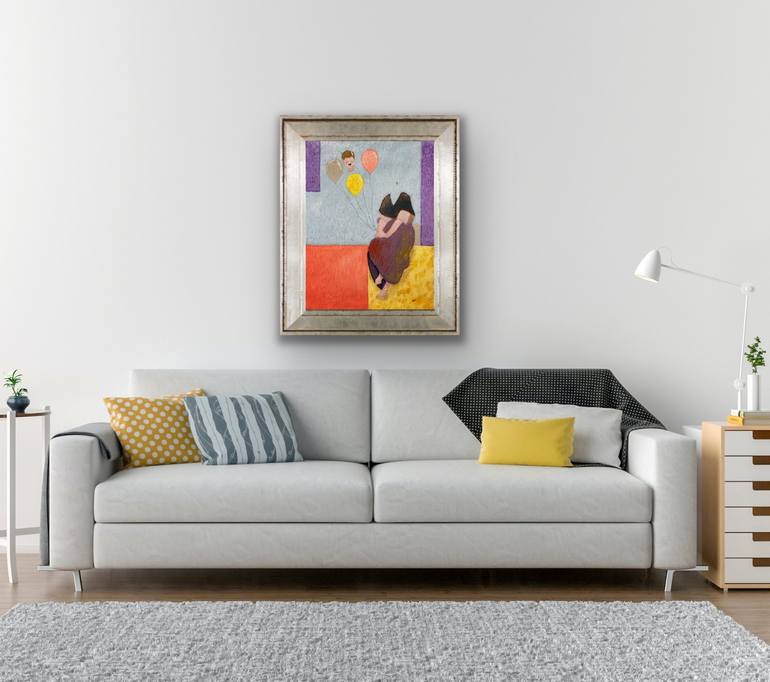 Original Contemporary Women Painting by Cecilia Anastos