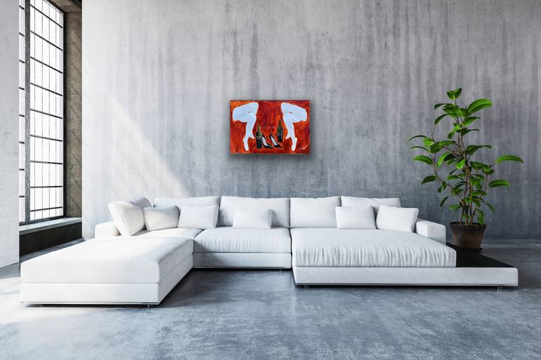 Original Figurative Women Painting by Cecilia Anastos